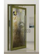 PIVOT FS2: moderna puerta pivotante de aluminio con cristal fusible.