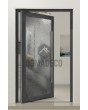 PIVOT FS3 - puerta pivotante de aluminio con vidrio fusible