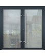 LIM GLASS doble - puerta de entrada de aluminio con doble acristalamiento de seguridad