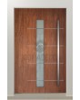 PIVOT Gryf-B: puerta pivotante grande de aluminio con cristal, segura.