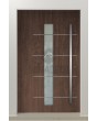 PIVOT Gryf-B: puerta pivotante grande de aluminio con cristal, segura.