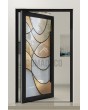 PIVOT SG3 - Puerta pivotante exterior de aluminio con vidrio tintado personalizable