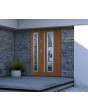 Sta Hevelius Duo - puerta blindada con sidelite
Color: winchester