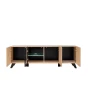  Lublana tv - Mueble para televisión con puerta de cristal