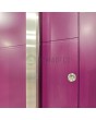 LIM Integra doble - puerta doble maciza de aluminio con nervios