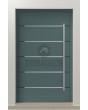 LIM Integra-inox - puerta de aluminio moderna