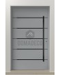 PIVOT Integra-inox: puerta pivotante de alta gama fabricada por encargo.