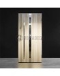 Puerta de entrada metálica de roble blanqueado a la venta