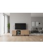  Lublana tv - Mueble para televisión con puerta de cristal