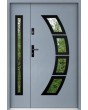 Sta Taurus Duo noir - puerta entrada exterior con sidelite