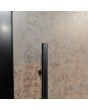 LIM V53 - puerta de entrada de aluminio revestida de cuarzo sinterizado