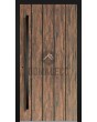 LIM WOODLINE 2 - puerta de entrada cubierta con laminado de alta presión Tambora imitación madera