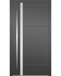 LIM 41 - puerta principal de aluminio anticiclónica con listón