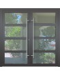 LIM C9 doble - puerta principal de aluminio con doble acristalamiento