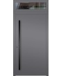 Puerta LIM abatible de aluminio con cristal superior
