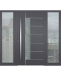 Puerta delantera abatible LIM de aluminio con luz lateral izquierda y derecha 