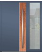 Puerta abatible LIM de aluminio con luz lateral derecha (vista desde el exterior) 