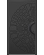 LIM V64 - Puerta de entrada de aluminio con diseño fresado