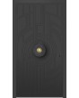 LIM V65 - puerta de entrada de aluminio con diseño fresado
