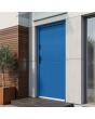Puerta exterior de acero azul para la casa