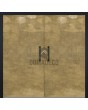 LIM M1 doble - Puerta doble batiente de aluminio con textura dorada de metal fresado