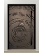 PIVOT M11 - puerta pivotante con textura de bronce de metal fresado