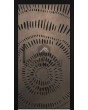 Puerta con textura de bronce de metal fresado