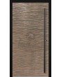 LIM M16 - puerta batiente de aluminio con textura de metal fresado