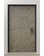 PIVOT M3 - Puerta de entrada pivotante de aluminio revestida de metal líquido