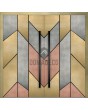 LIM M4 doble - Puerta de entrada de aluminio de doble bisagra revestida con metal líquido de diferentes colores