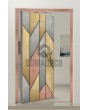 PIVOT M4 - Puerta de entrada pivotante de aluminio revestida de metal líquido 