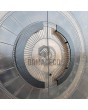 LIM M6 doble - puerta de aluminio doble de metal líquido marrón