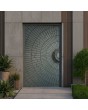 Puerta con bisagras de entrada con metal líquido de zinc