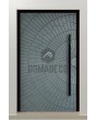 PIVOT M7 - puerta pivotante de aluminio con metal líquido de zinc