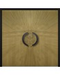 LIM M8 doble - puerta delantera doble con textura dorada de metal fresado