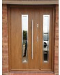 Sta Magellan Duo - puerta entrada casa con sidelite
Color: winchester