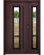 Sta Hevelius Duo Noir - puerta entrada metalica con sidelite