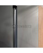 LIM RAIL3 - puerta exterior de aluminio con lamas verticales de perfiles de aluminio