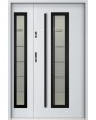 Sta Hevelius Duo Noir - puerta entrada metalica con sidelite