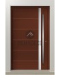 PIVOT 41 - puerta pivotante de aluminio con listón