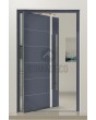 PIVOT 41 - puerta pivotante de aluminio con listón