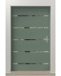 PIVOT C7 - entrada con puerta pivotante moderna