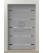 PIVOT C7 - entrada con puerta pivotante moderna