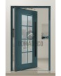 PIVOT CL06 - puerta pivotante tradicional de aluminio de estilo clásico con cristal