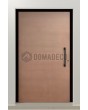 PIVOT Copper - puerta pivotante de aluminio con revestimiento de cobre