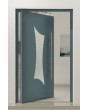 PIVOT EK23 - Puerta de entrada pivotante de aluminio para villa