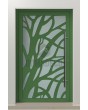PIVOT G4 - Puerta de entrada de aluminio acristalada con panel decorativo