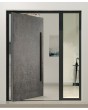 Puerta PIVOT V56 con panel lateral derecho