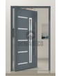 PIVOT P101: moderna puerta de entrada pivotante de aluminio.