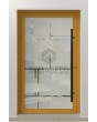 LIM Glass S - puerta principal esmerilada con motivo transparente
